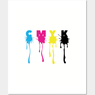 CMYK color code Posters and Art